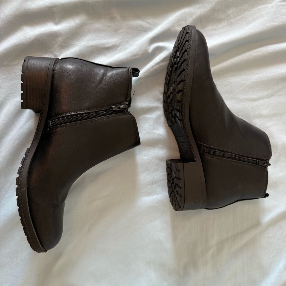 Style & Co. Black Side-Zip Ankle Boots